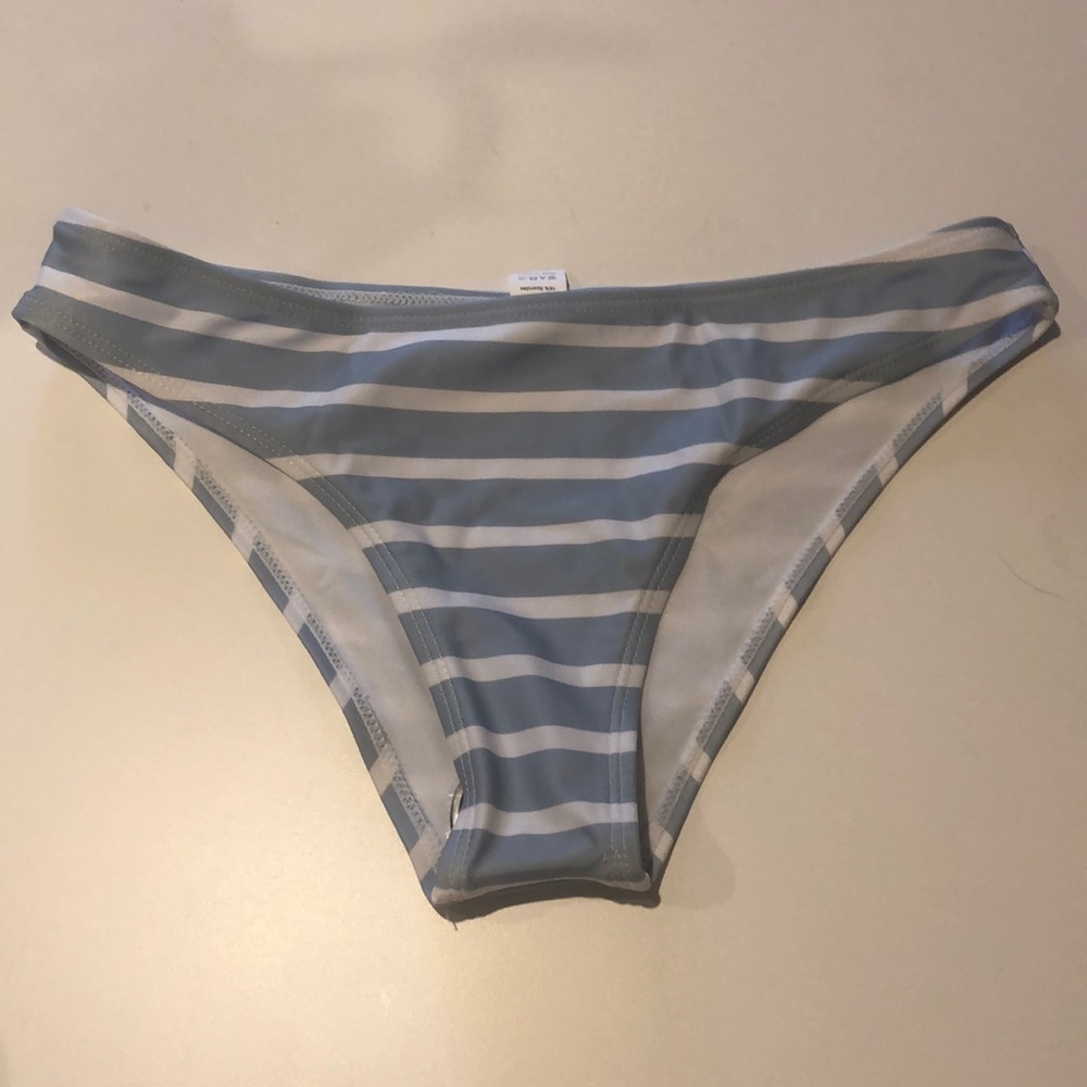 Striped bikini bottom
